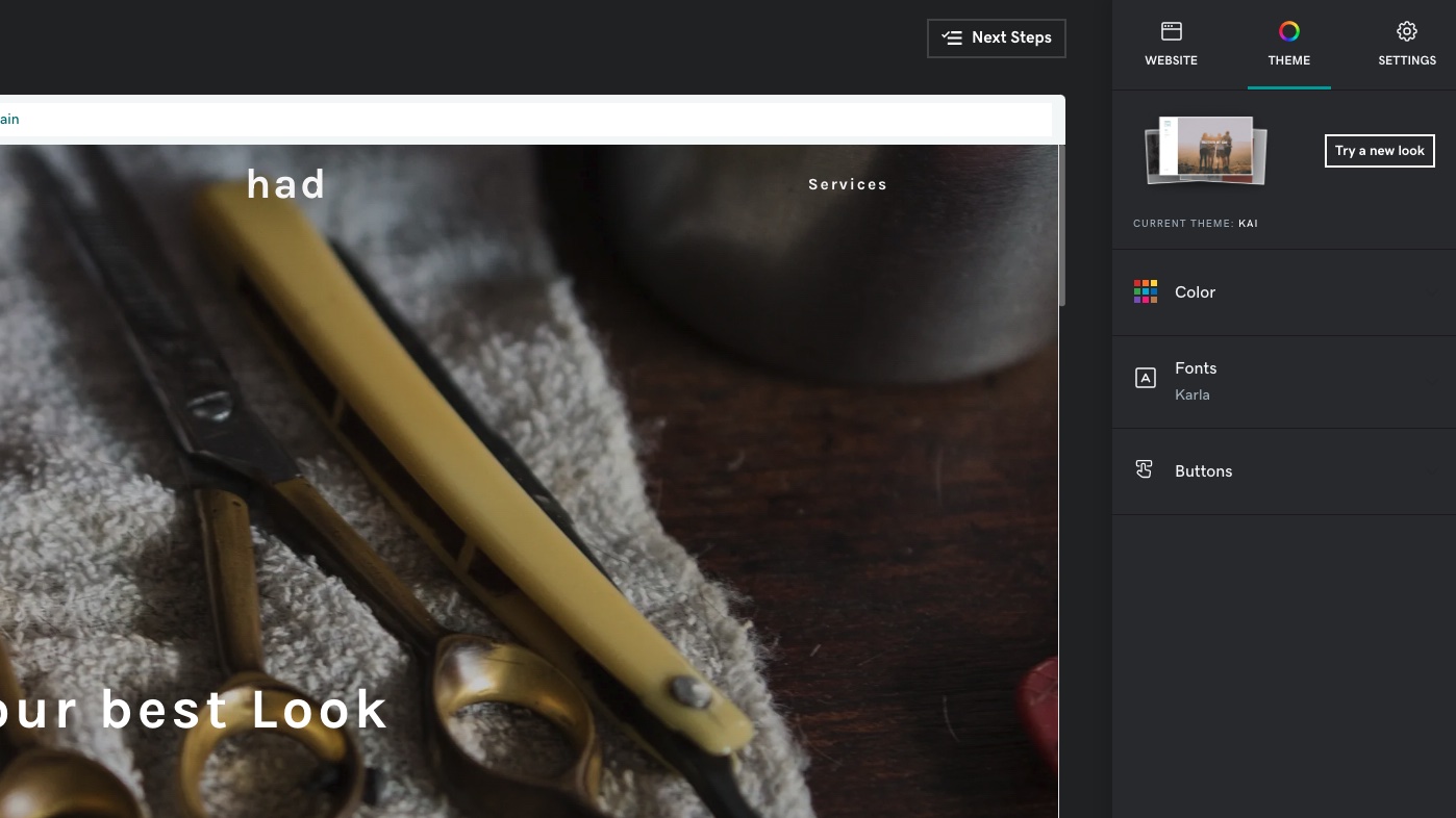 Customize Your Website